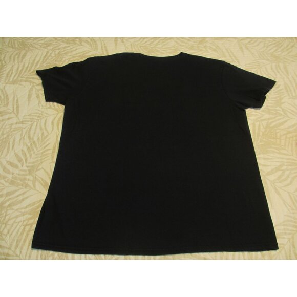 Theres No Place Like Om YogaSix Softstyle Black Tee Unisex XL 52% Cotton 48% Pol - Picture 3 of 5